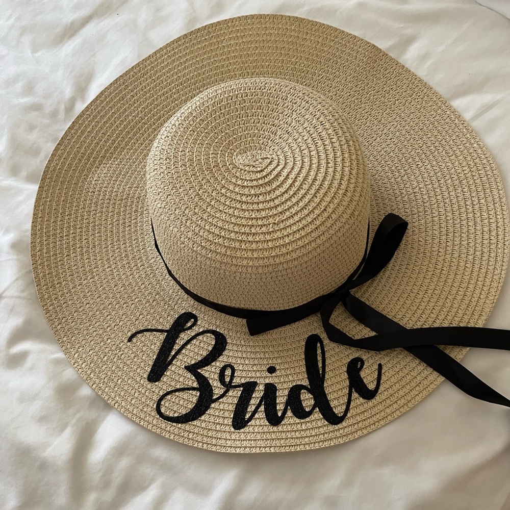Bride sun hat